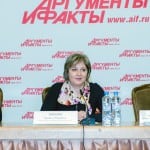 Ирина Шухаева на пресс-конференции проекта "Элегантный возраст: красота и качество жизни".